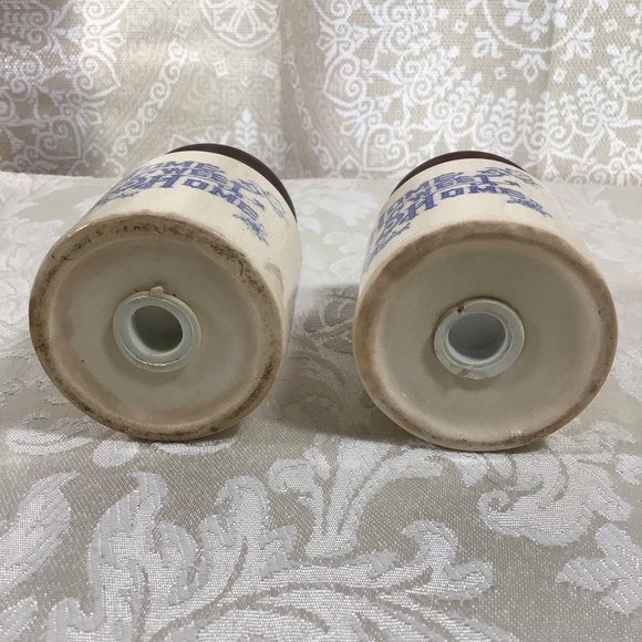 Vintage Crock “Home Sweet Home” Salt and Pepper Shakers - Picture 7 of 7